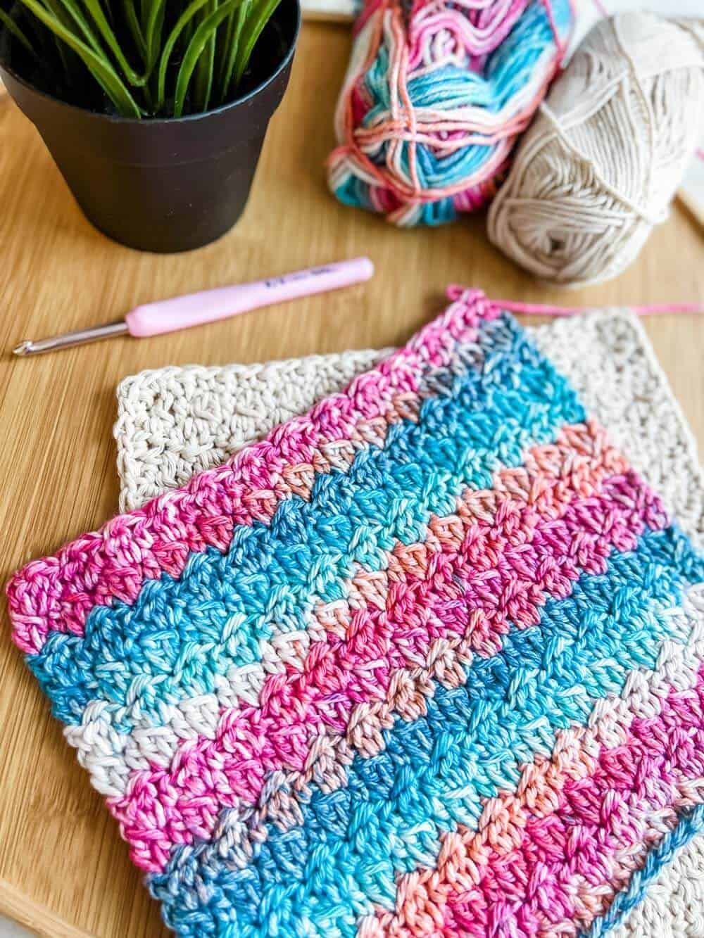 Cotton Blend Dishcloth Yarn