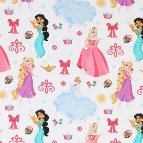 Disney Princess Cotton Fabric Collection
