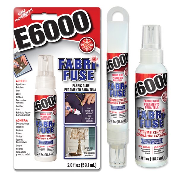 E6000 Fabric Fuse Clear Adhesive 2 fl oz