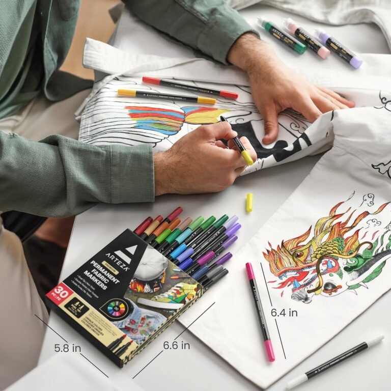 Fabric Paint Pens - Permanent Markers for Professional Textile Design