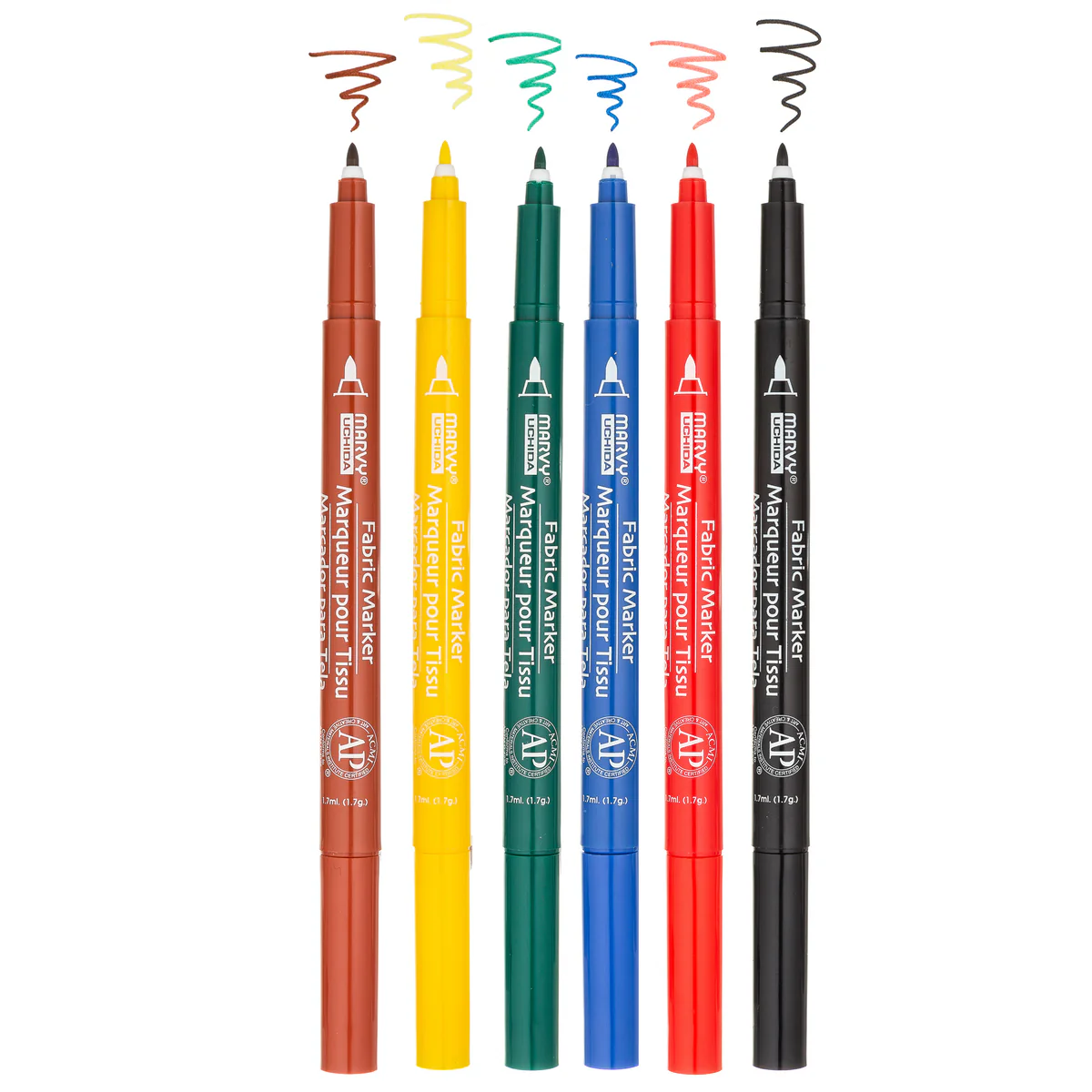 Fine-Tip Washable Fabric Markers