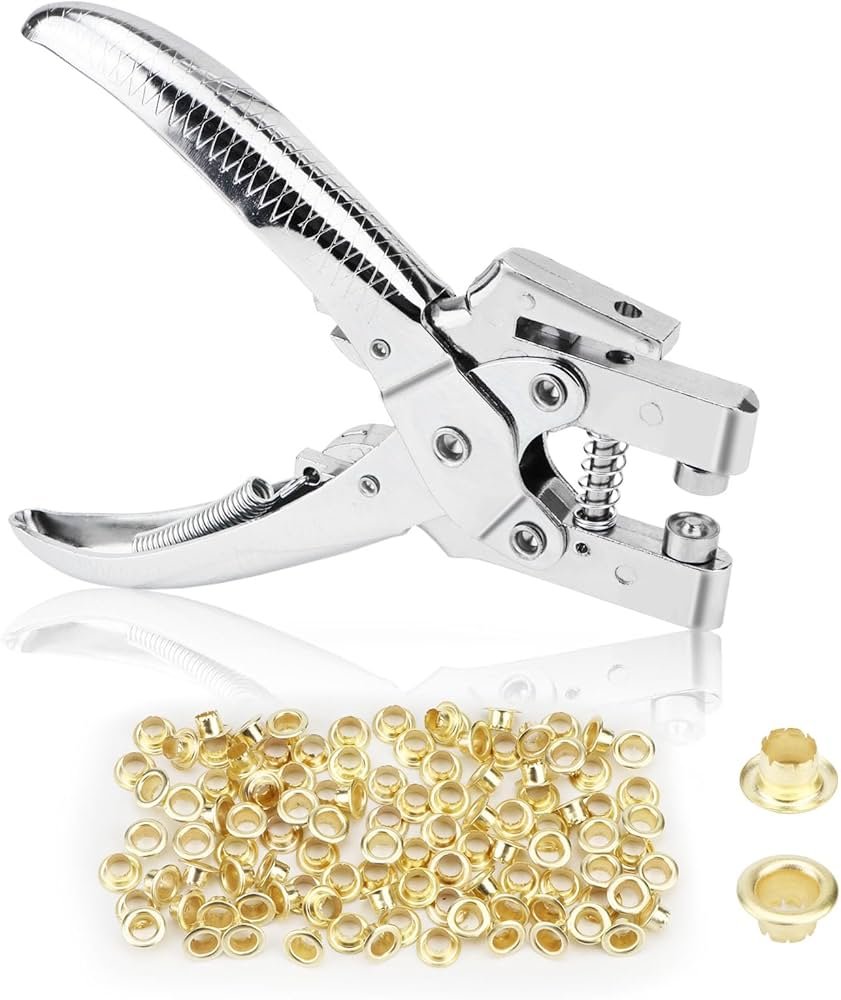 Heavy-Duty Fabric Eyelet Punch Set