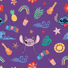 Lilo & Stitch Tropical Paradise Quilting Cotton