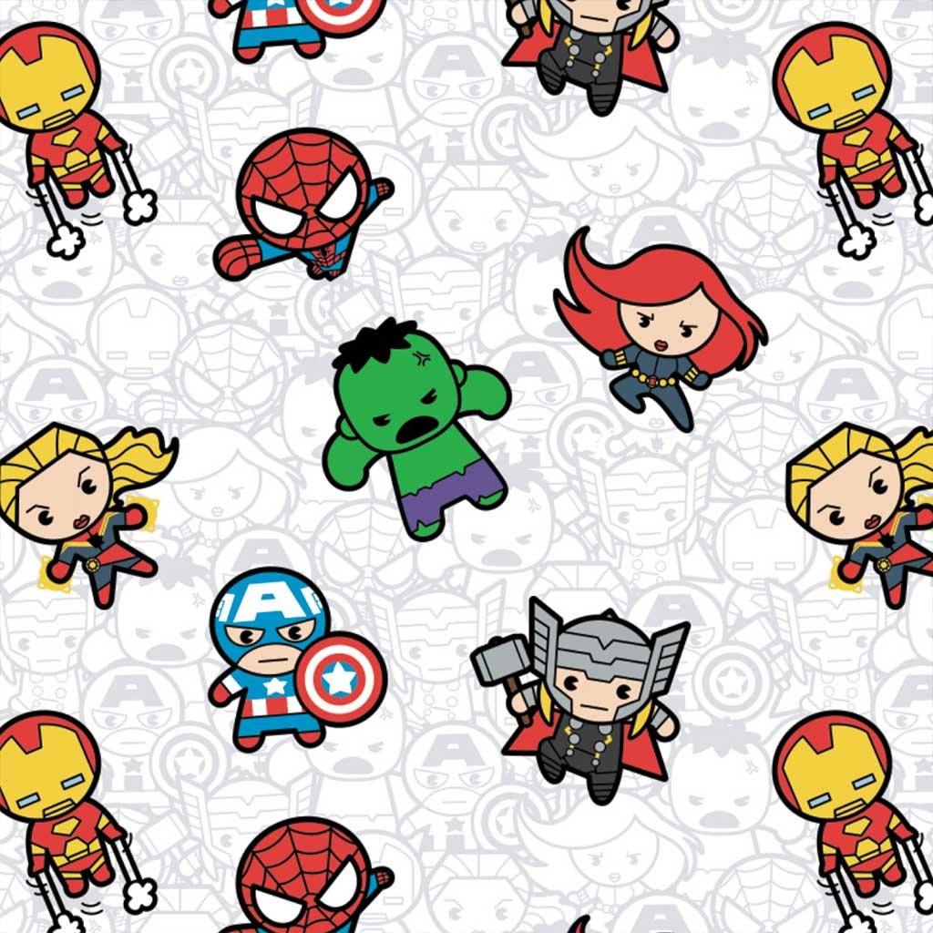 Marvel Heroes Cotton Fabric Collection