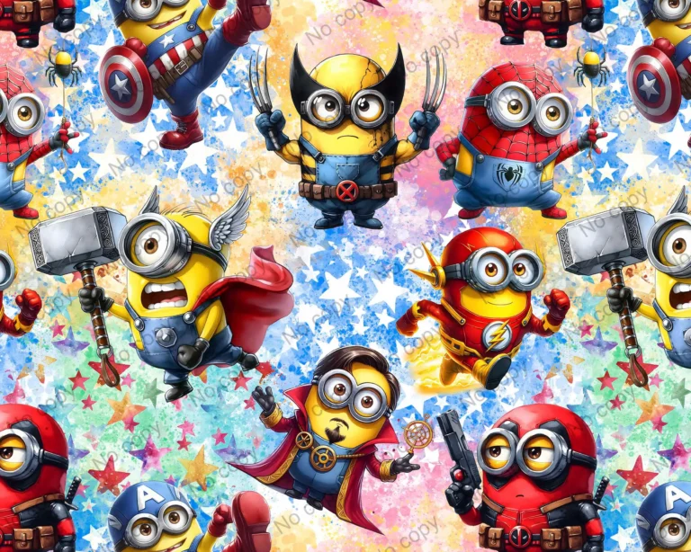 Minions Fabric - Despicable Me Character Prints for Creative Projects