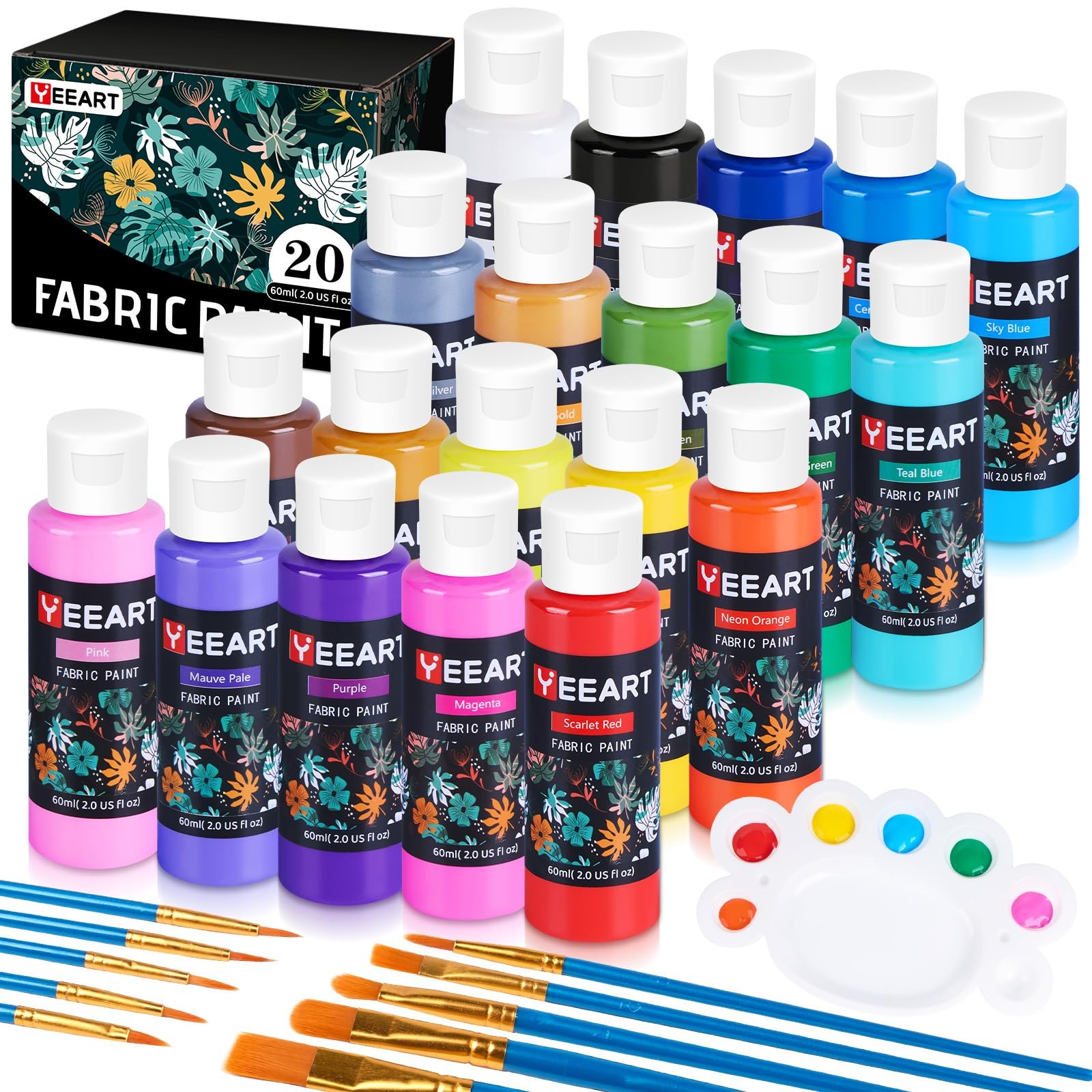 Non-Toxic Washable Fabric Paint Set