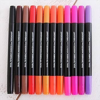 Permanent Fabric Markers - Laundry Safe Pens for Long-Lasting Designs