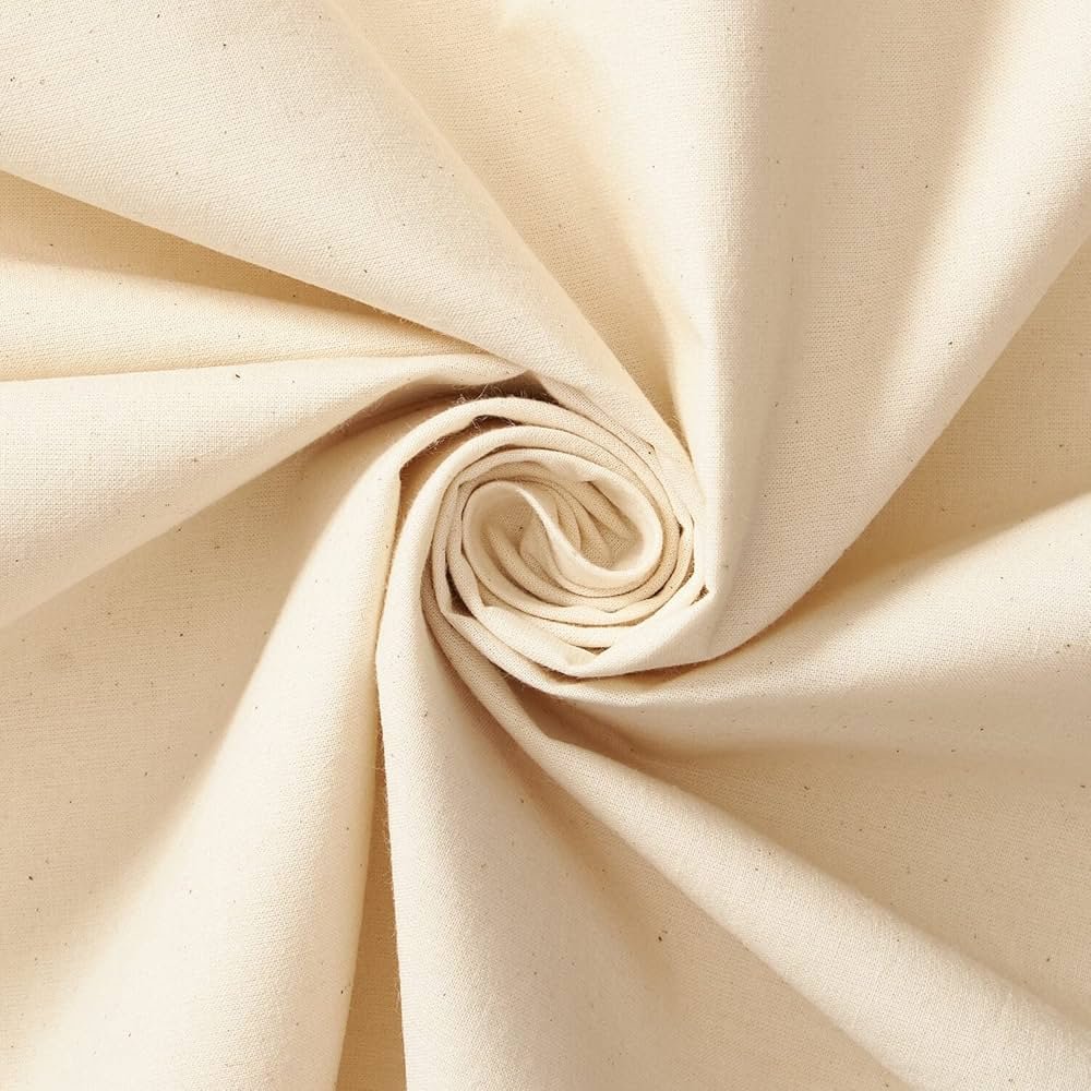 Premium Natural Cotton Muslin - Unbleached