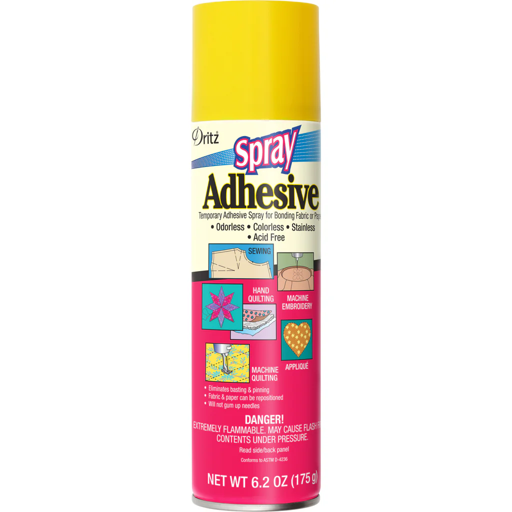 Temporary Bond Fabric Spray Adhesive